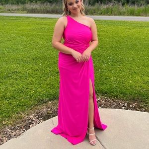 Hot Pink Formal Dress
